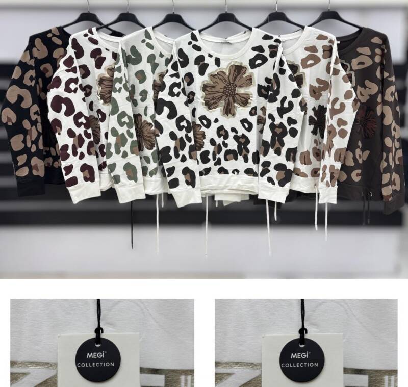 Bluzki damskie Roz S-XL, Mix Kolor Paczka 12 szt